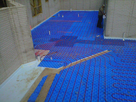 Radiant floor heating